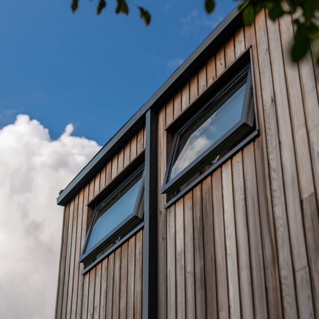 composite windows for contemporary new build