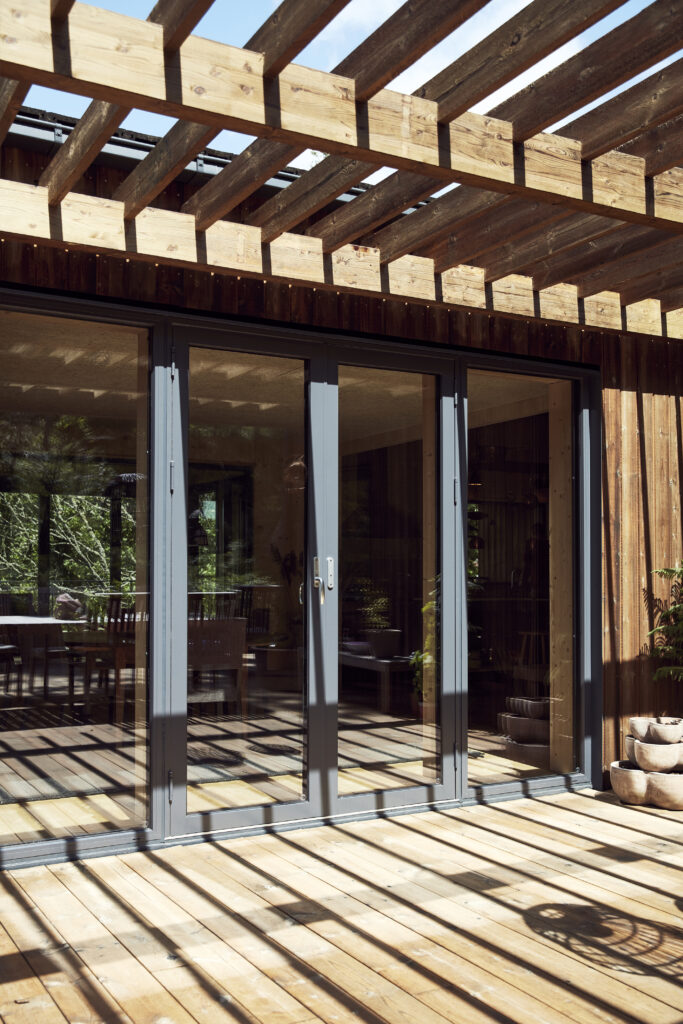 composite terrace patio doors