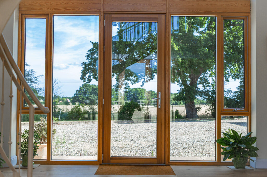aluminium wood windows for barn conversions