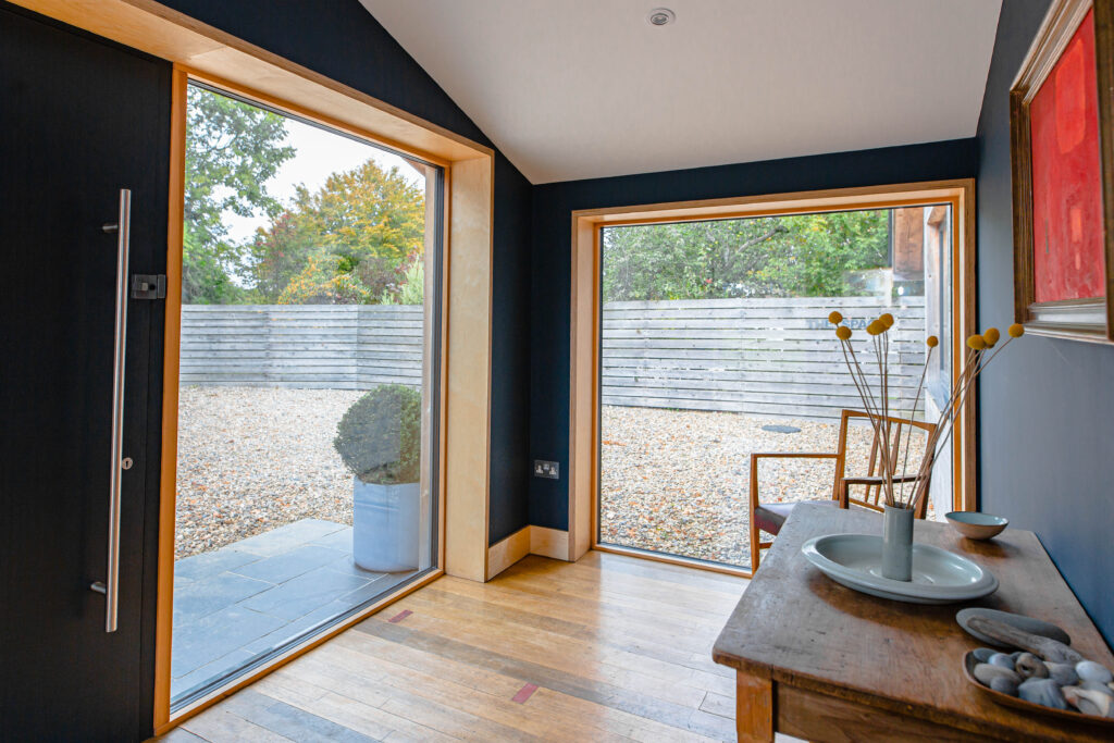 composite windows for stylish modernist home
