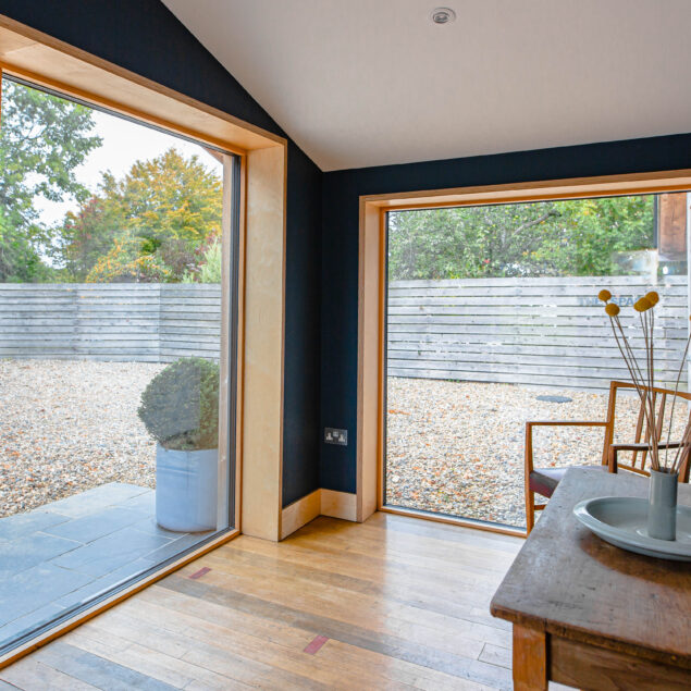 composite windows for stylish modernist home